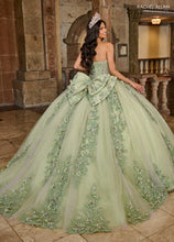 Load image into Gallery viewer, Majestic Glittery Tulle Gown with 3D Flowers
